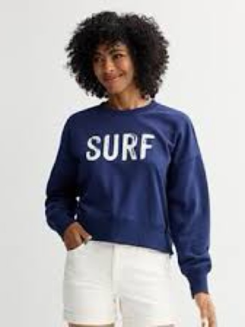 NWT Sonoma Navy Pullover Sweatshirt